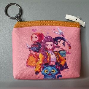 Pink Anime Character huntrix demon slayer k-pop Coin Purse rumi mara Zoe